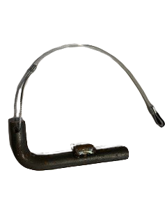 Key style lock pin assy