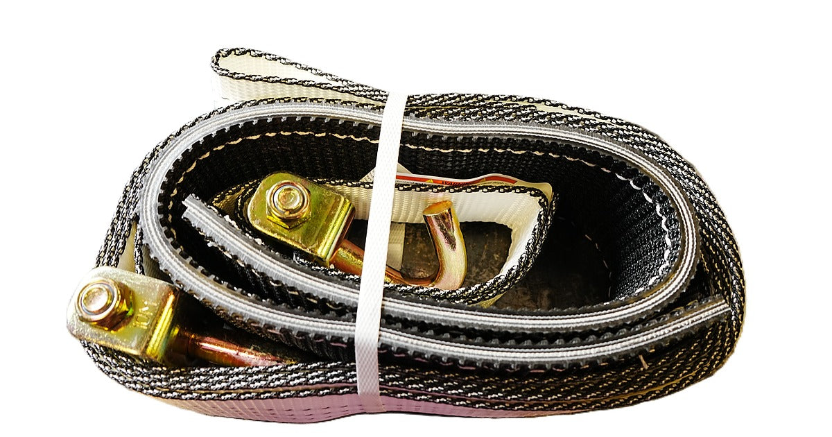 14' Natural Strap with SWJ Hooks and Grip Strip