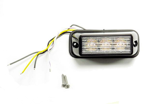 Light - Amber LED Vertical Strobe with Mounting Bracket  RVA03ZCR